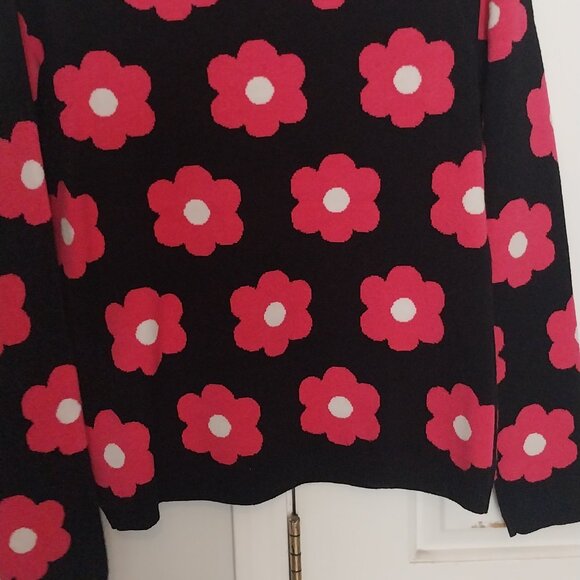 Cynthia Rowley floral sweater - Picture 4 of 5